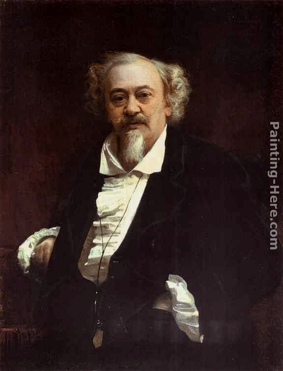Portrait of the Actor Vasily Samoilov painting - Ivan Nikolaevich Kramskoy Portrait of the Actor Vasily Samoilov art painting
